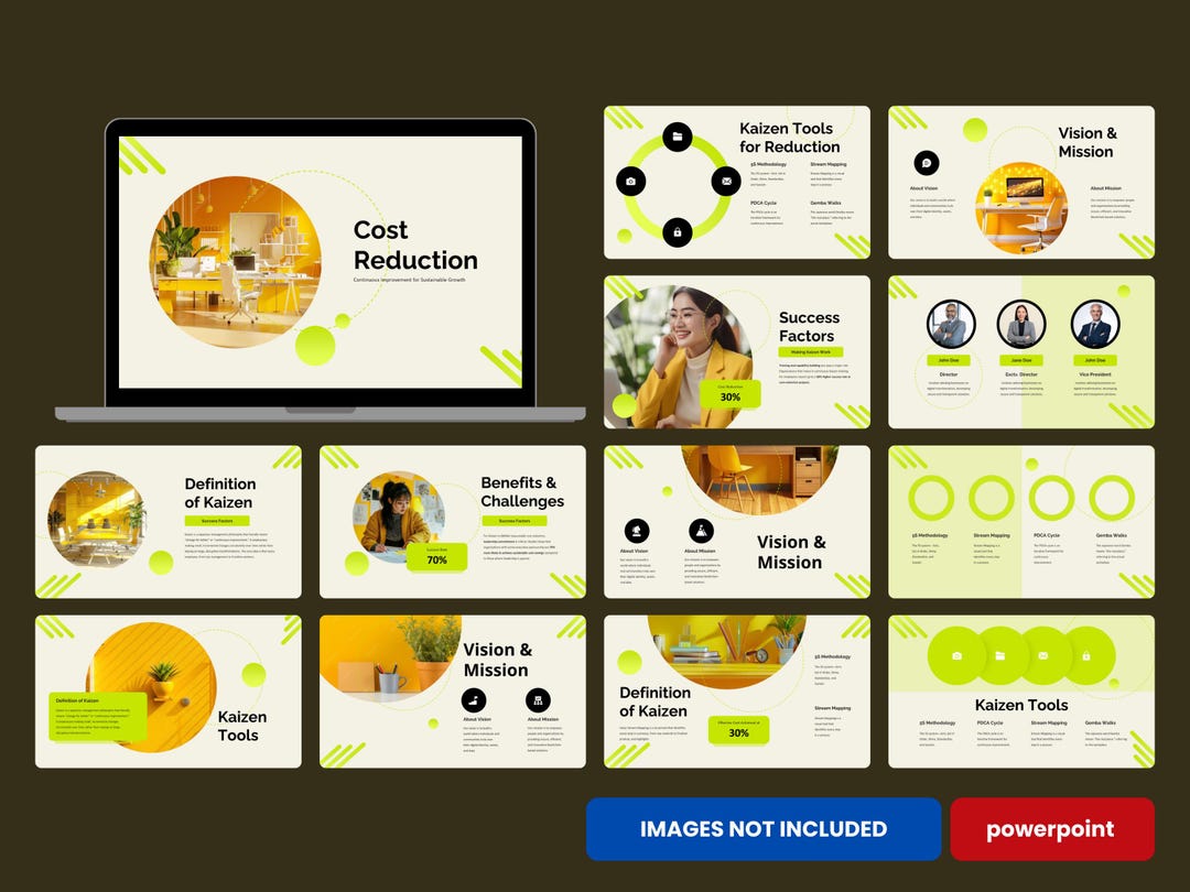 Lean Management Powerpoint Template | Continuous Improvement and ...