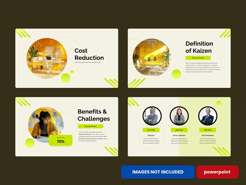 Lean Management Powerpoint Template | Continuous Improvement and ...
