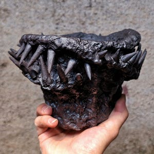 Handmade Wabi-Sabi Caudex Planter: Rough Pottery Ceramic Pot