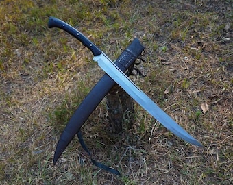 Handgeschmiedetes Skorpion Wikingerschwert | Klinge aus unlegiertem Stahl | Palisandergriff | Sammlerschwert