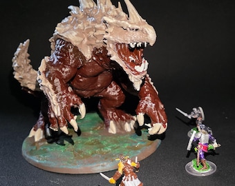 Tarrasque – Kolosalny potwór fantasy (STL) | Miniatura do gier RPG i D&D | Plik do druku 3D