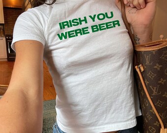 Irisch Sie waren Beer Baby-T-Stück Lustig St Patricks Day Hemd Y2K Baby-T-Stück St Pattys Tag-T-Stück Irisches Hemd Bar Crawl Shirt Trinken Tee Geschenk Her