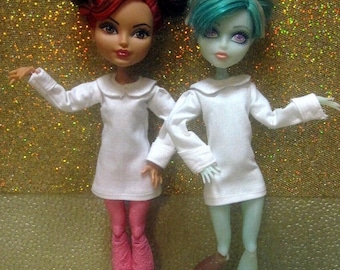 Made to Order - Long sleeved collared shirt - Monster MH G1  G2 G3 Fashion Dolls and EA High, Dis Descendants, Barbie and others