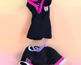 SUPPLIES - Werkspuppenkleidung - Monster G1 High, Screme Uniform, Clawdeen, Outfit: Hemd und kurze Hose - zum Anpassen von Puppen usw