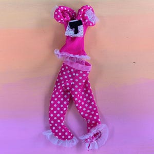 SUPPLIES - Factory doll clothes - Monster G1 High, Dead Tired, Draculaura, pajamas - for customizing dolls, and other projects.