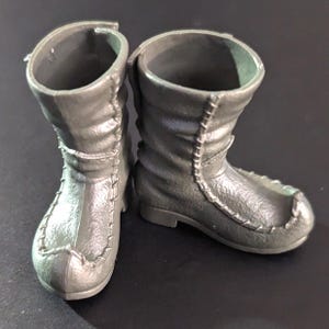 Supplies - Factory doll shoes - Disney Store Prince, Frozen, Kristoff doll boots, for customizing dolls & other projects image 1