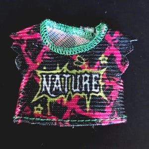SUMINISTROS - Ropa de muñecas de fábrica - Monster G3 High, Venus McFlytrap, camiseta "naturaleza" - para personalizar muñecas y otros proyectos.