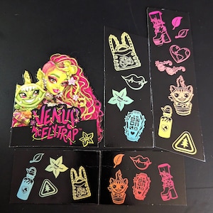 Suministros - Artículo de muñeca de fábrica - Monster G3 High, Venus McFlytrap, arte de caja, para personalizar tarjetas y otros proyectos.