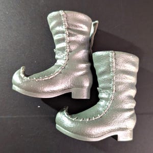 Supplies - Factory doll shoes - Disney Store Prince, Frozen, Kristoff doll boots, for customizing dolls & other projects image 6