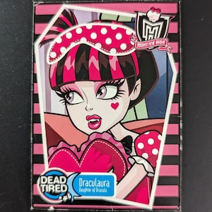 Fournitures - Article de poupée d'usine - Monster MH High - Dead Fated, Draculaura, carte pour personnaliser des cartes et d'autres projets.