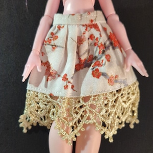 Ready to Ship! MH g3 Draculaura, Barbie, Spirit, Fresh, Hasbro Disney Princess, etc Doll Clothes - Blossom Skirt