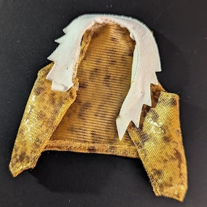 SUPPLIES - Factory doll clothes - Monster G1 High, Forbitten Love, Clawd, vest - for customizing dolls, and other projects.