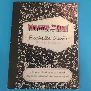 Zubehör - Werkspuppentagebuch- Monster G1 High - Rochelle Goyle, Tagebuch, zum Gestalten von Karten & anderen Projekten.