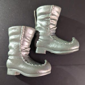 Supplies - Factory doll shoes - Disney Store Prince, Frozen, Kristoff doll boots, for customizing dolls & other projects image 5