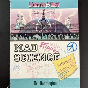 Suprimentos - Diário de boneca de fábrica - Monster G1 High - Mad Science, Lagoona, diário, para personalizar cartões e outros projetos