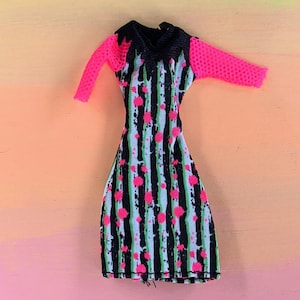 SUPPLIES - Factory doll clothes - Monster G1 High, Skultimate Rollermaze, Ghoulia, dress - for customizing dolls, and other projects.