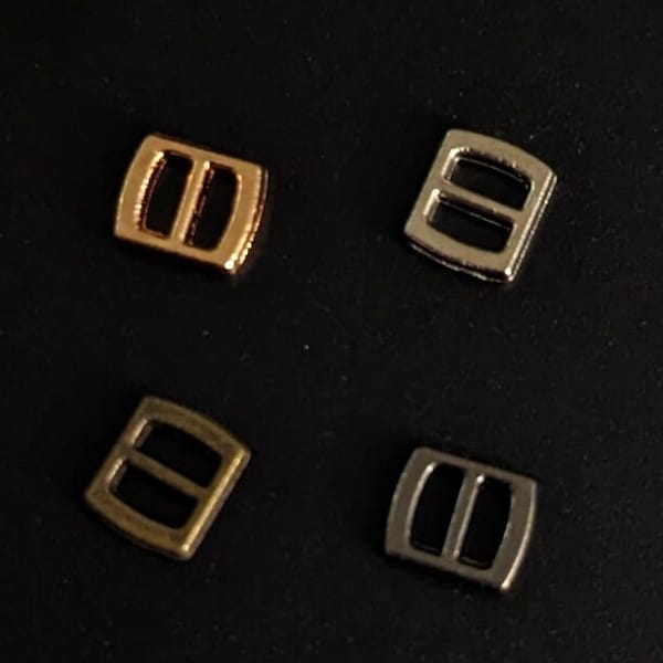 SUPPLIES - Factory supplies - 3mm buckles, for sewing, customizing and other projects.