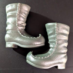 Supplies - Factory doll shoes - Disney Store Prince, Frozen, Kristoff doll boots, for customizing dolls & other projects image 3