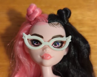 Suministros: accesorio de fábrica para muñecas: anteojos con forma de ojo de gato, aptos para Monster g1 g2 g3, Ever After, Dis Princess, para personalizar muñecas y otros proyectos