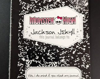 Supplies - Factory doll diary - Monster G1 High - Jackson Jekyll, diary, for customizing cards & other projects