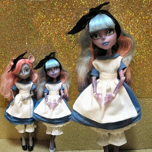 Made to Order Looking Glass Alice Set Monster MH G1 and G2 Fashion Dolls and EA High image 5