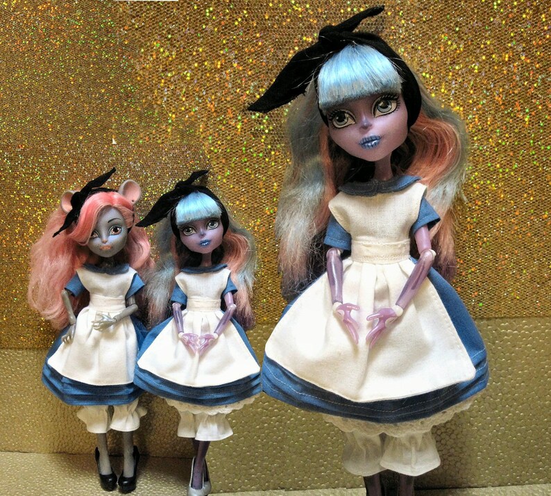 Made to Order Looking Glass Alice Set Monster MH G1 and G2 Fashion Dolls and EA High image 5