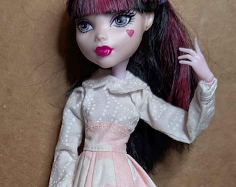 Doll Clothes - White Shirt, fits Monster MH G1 High and similar sized dolls