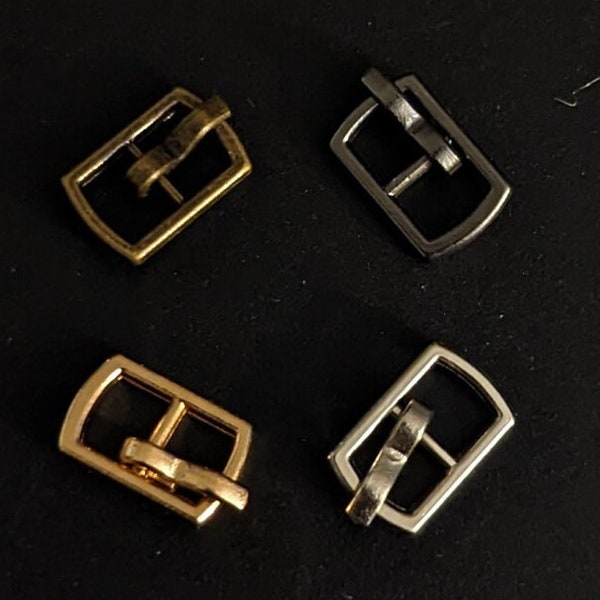 SUPPLIES - Factory supplies - 4mm buckles, for sewing, customizing and other projects.