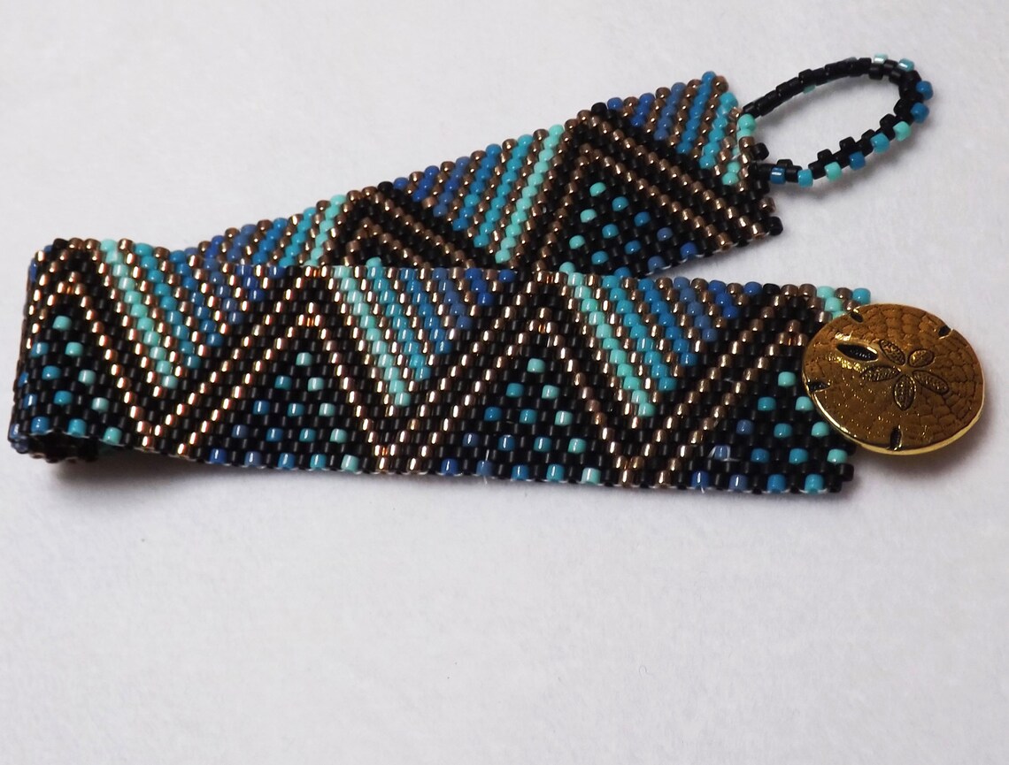 Blue - Handcrafted Bead Work Bracelet 16 main image 1