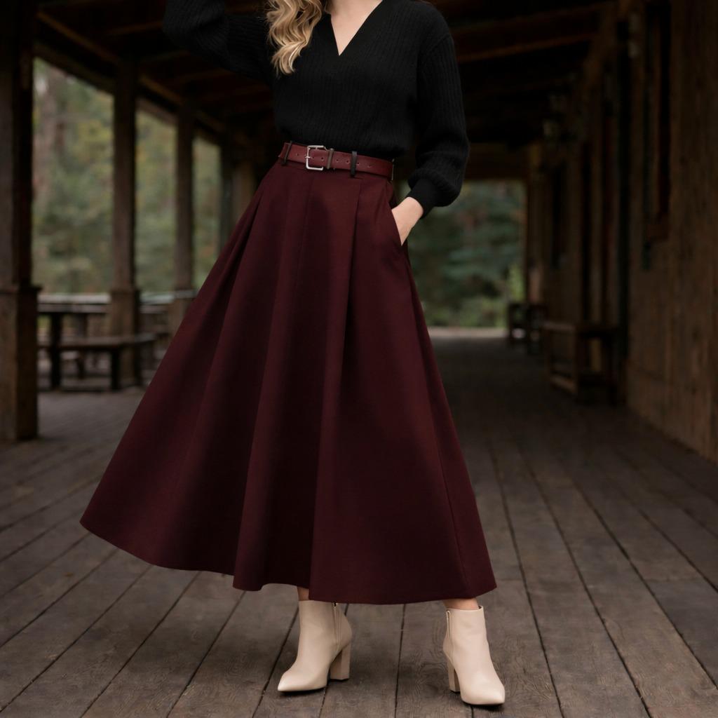 Skirts | Black | 10 | A Line Skirts | Women