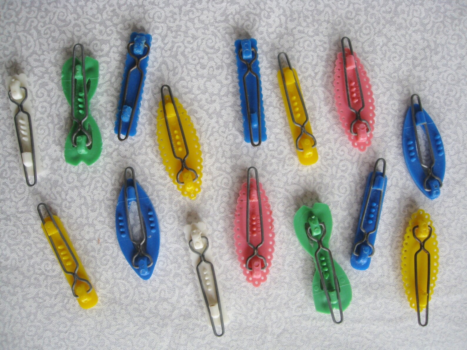 Set of 70's vintage barrettes/plastic barrettes/childrens Etsy