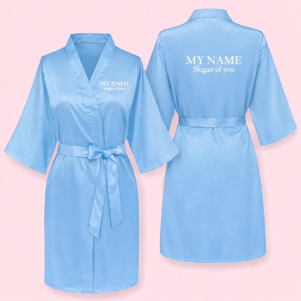 Personalised Prom Robe Personalized Bridesmaid Proposal Robes, Wedding Robes, Matching Robes ...