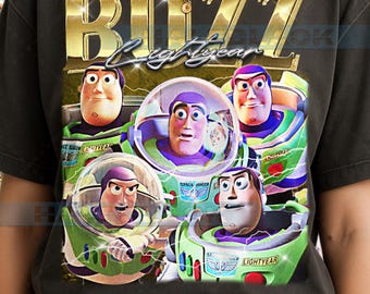 Buzz Lightyear Shirt, 90s Vintage Retro Bootleg Space Ranger T