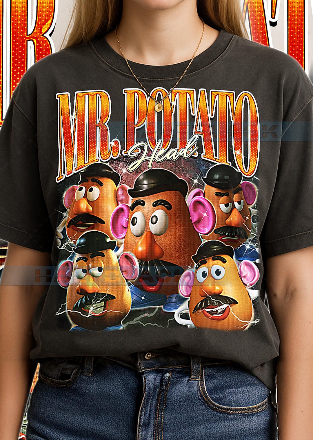 Mr Potato Head T0y Story T-shirt, Vintage T0y Story Character