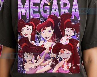 Megara T-Shirt, Vintage D1sn3y Heroine Animated Character Hercules Classic Film Star Tee, 90s Retro Throwback, Megara Sweater #saf