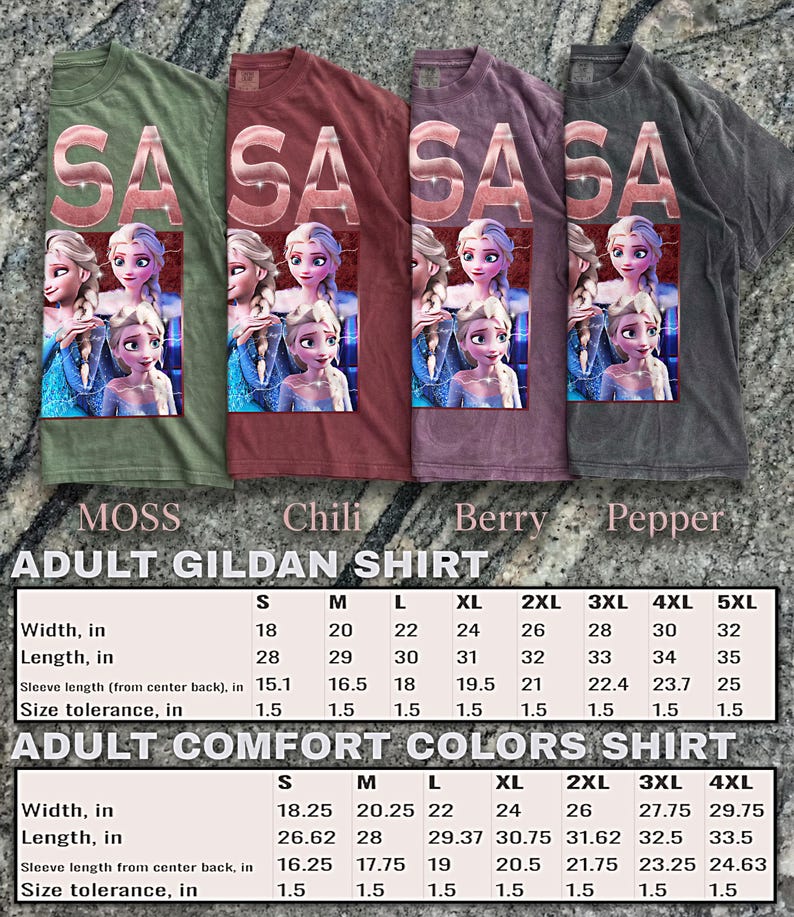 Elsa Fr0zen Comfort Colors® Tshirt, Vintage 90s Graphic Retro Princess Faded Tee, Y2K Streetwear Character Gift #Saf image 5