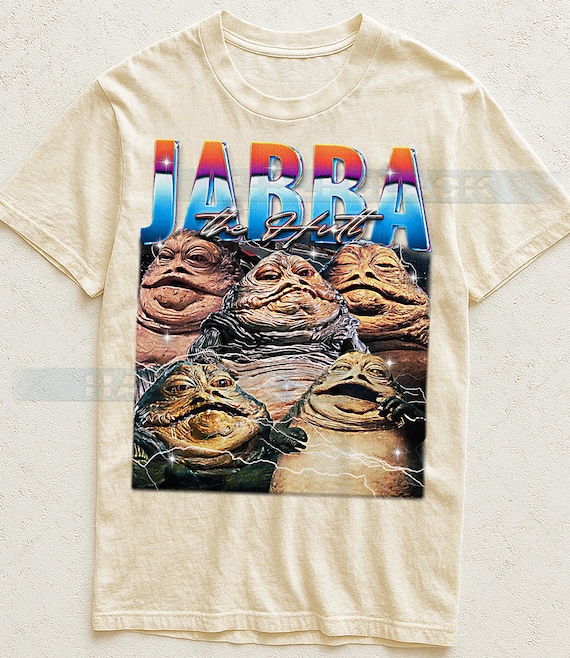 希少 90s STAR WARS ジャバ・ザ・ハット Tシャツ 1998年 XL Jabba the Hutt T-shirt, Vintage Crime Lord Hutt St4r W4rs