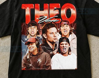 Theo Von Vintage Shirt, Theo Von Bootleg Tee, Theo Von 90s Tshirt, Theo Von Retro Tee, Theo Von Throwback, Comedian, Funny, Celebrity #saf