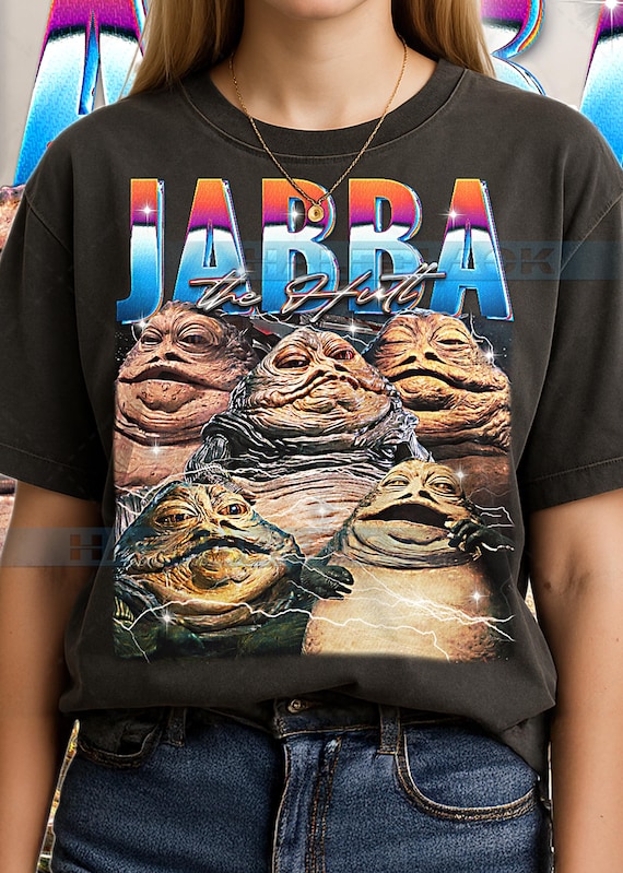 Jabba the Hutt T-shirt, Vintage Crime Lord Hutt St4r W4rs