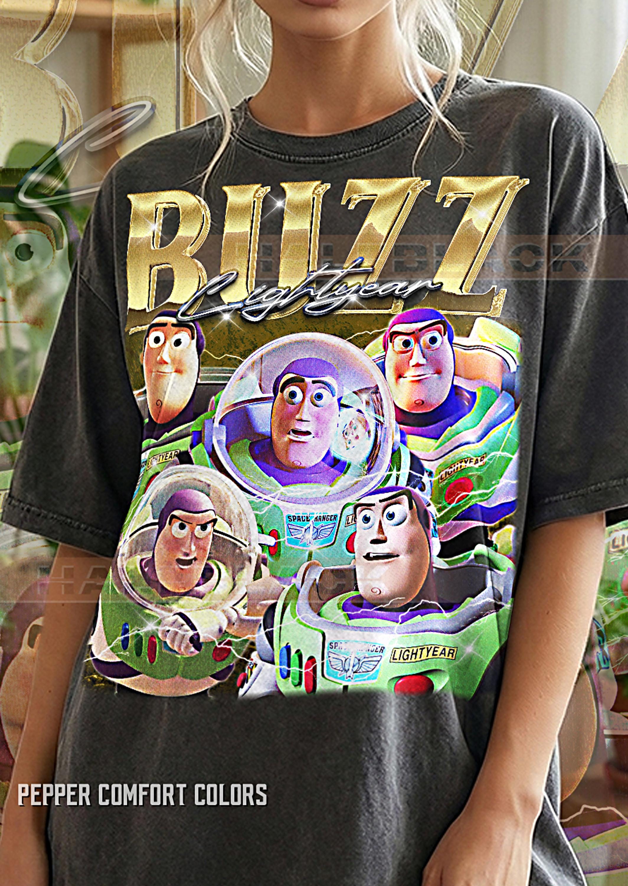 90s vintage バズ・ライトイヤー　Tee Buzz Lightyear Shirt, 90s Vintage Retro Bootleg Space Ranger T