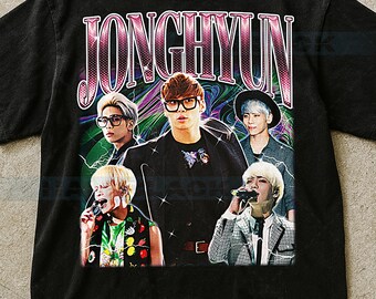 JONGHYUN SHINEE Bootleg Shirt, Jonghyun Shinee Retro Tees, Gentle