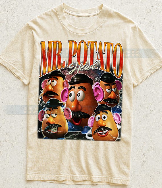 Mr Potato Head T0y Story T-shirt, Vintage T0y Story Character