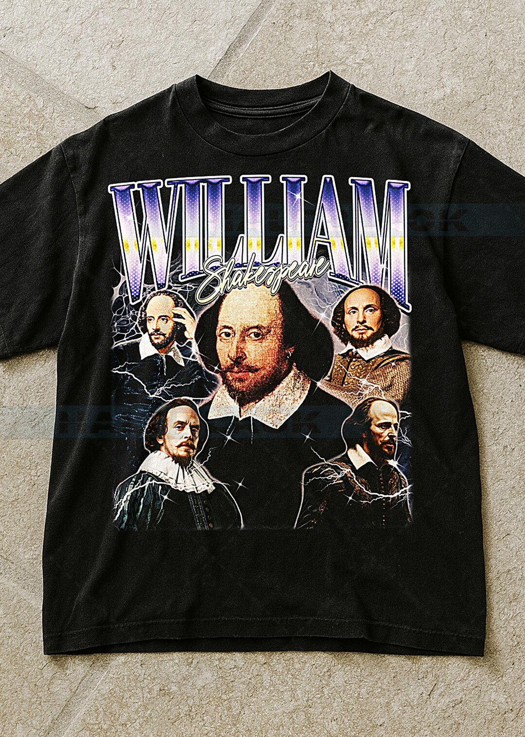 William Shakespeare Bootleg Shirt, Vintage Writer Playwright Historic ...