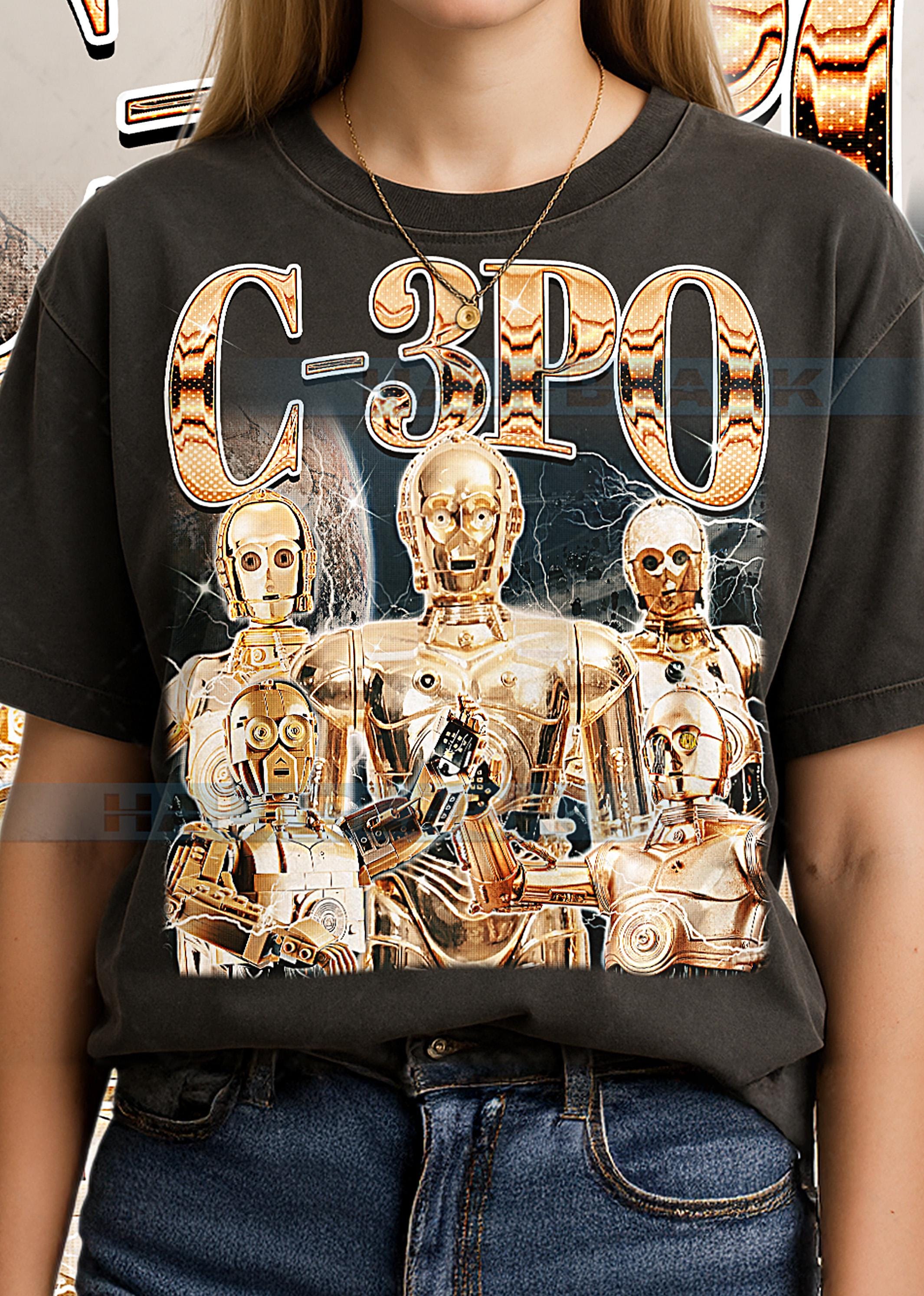 C-3PO T-shirt, Vintage Protocol Droid St4r W4rs Character Sci-fi 