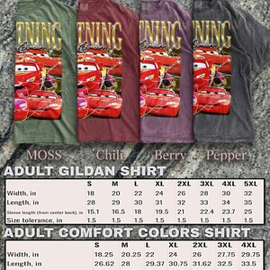 Camiseta de Cars de Rayo McQueen, camiseta pirata retro vintage de los 90 de Rayo McQueen, camiseta gráfica de Speed Racer, regalo para fanáticos de las leyendas de los autos de carrera #saf imagen 5