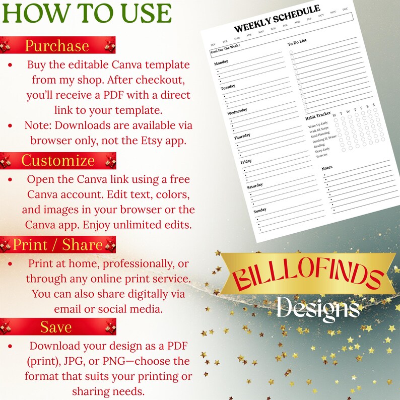 2026 Weekly Planner Undated, Onenote Template, Printable to Do List ...