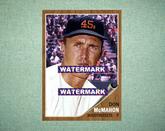 Billy Goodman Houston Colt 45s 45 Custom Baseball Card 1962 Style Card That Could Have Been by MaxCards Mint Condition 2018