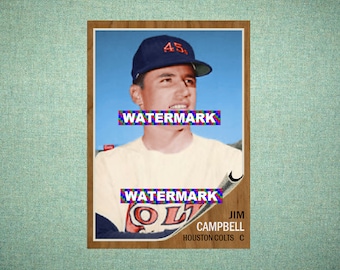 Billy Goodman Houston Colt 45s 45 Custom Baseball Card 1962 Style Card That Could Have Been by MaxCards Mint Condition 2018