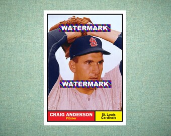 Dick Gernert Cincinnati Reds Custom Baseball Card 1961 Style Card That Could Have Been by MaxCards Mint Condition 2018