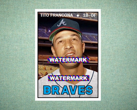 Tito Francona Atlanta Braves Custom Baseball Card 1967 Style Card That  Could Have Been by MaxCards Mint Condition 2020